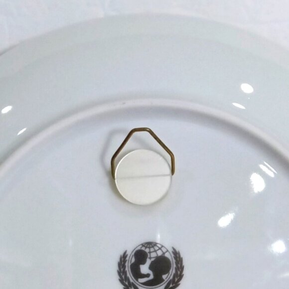 Vintage Mexican Decorative Plate Villeroy & Boch Pink Boho Gallery Wall - Picture 4 of 5